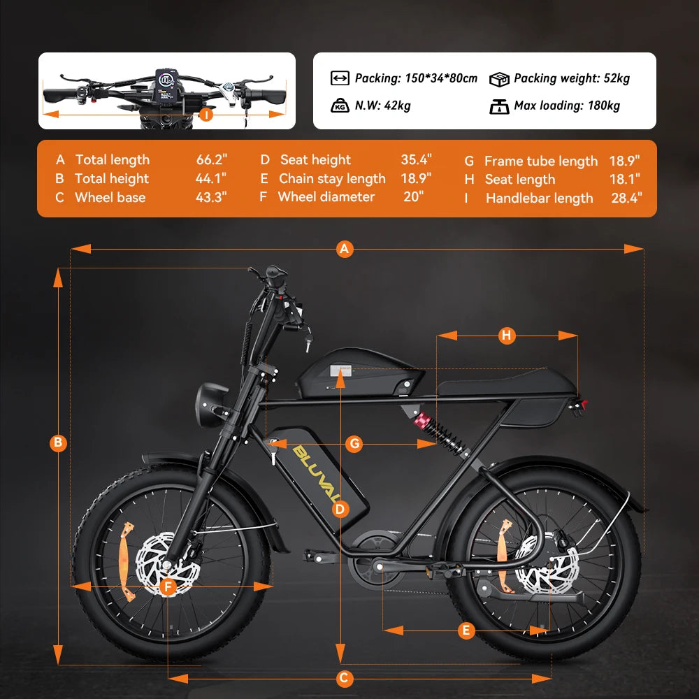 20 Inch 2000w E-bike Fat Bike Ebike K10 Fat Tyre E Bike Fatbike Electric Beach Bike 52v Fat Tire Wheel Bicycle Electric For Men