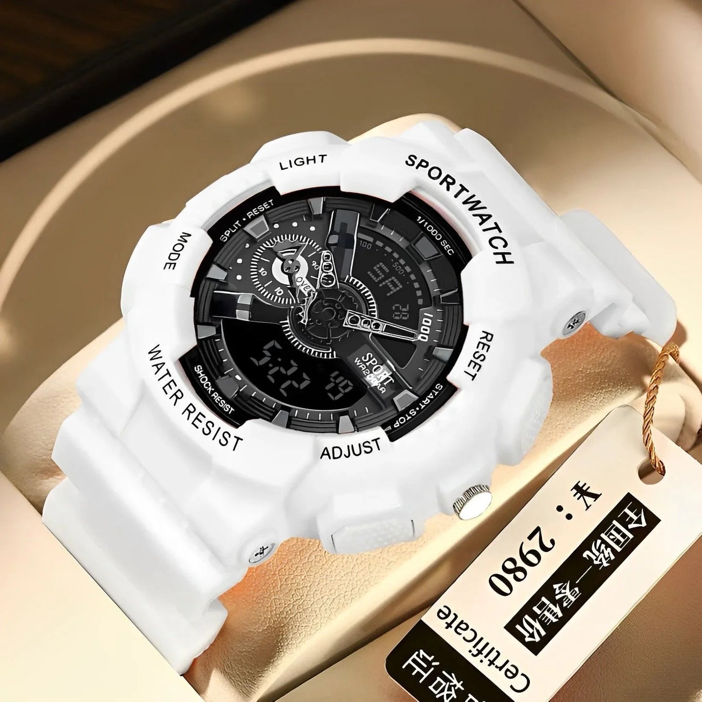 Youth Sport Digital Watch Men Shockproof Waterproof Dual Wristwatches LED Chrono Alarm Clock Mens Watches Cool Hour vogue