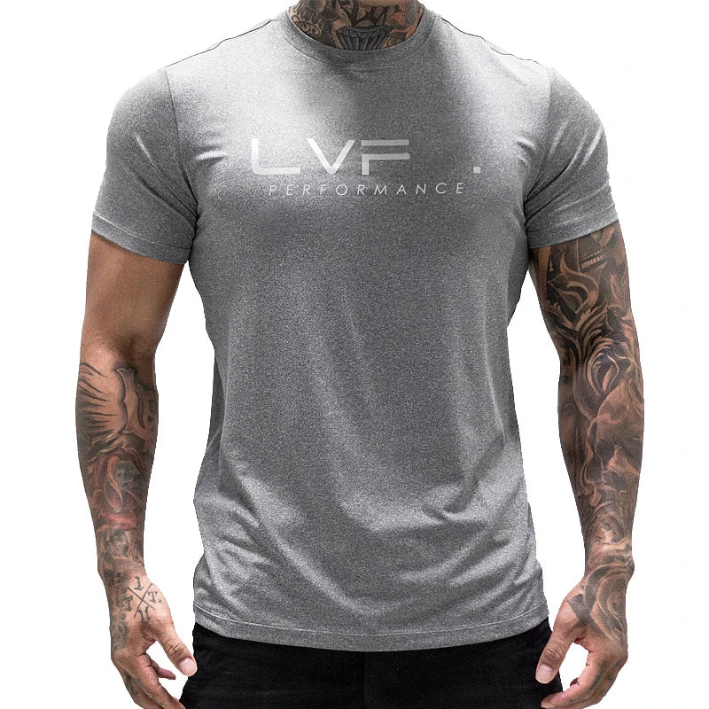 Men's Summer Gym Cotton Running T Shirt Fitness Tee Casual Short Sleeve t Shirt Training Sports Clothing Male Lightweight Tops