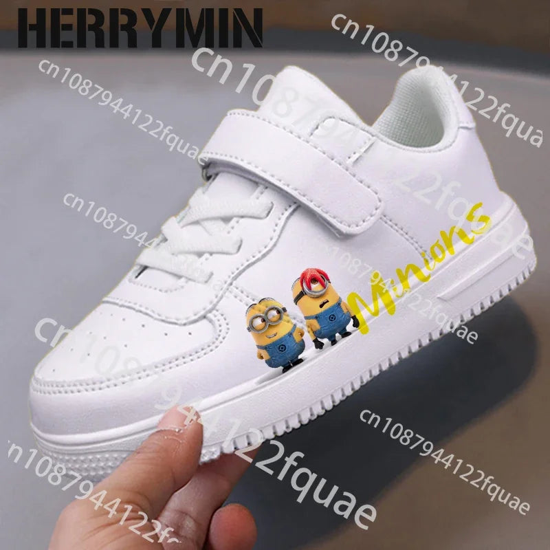 Minions shoes for kids children's Casual basketball Sneakers shoes for 8 and 9 year old girls boys Running Shoes Gift