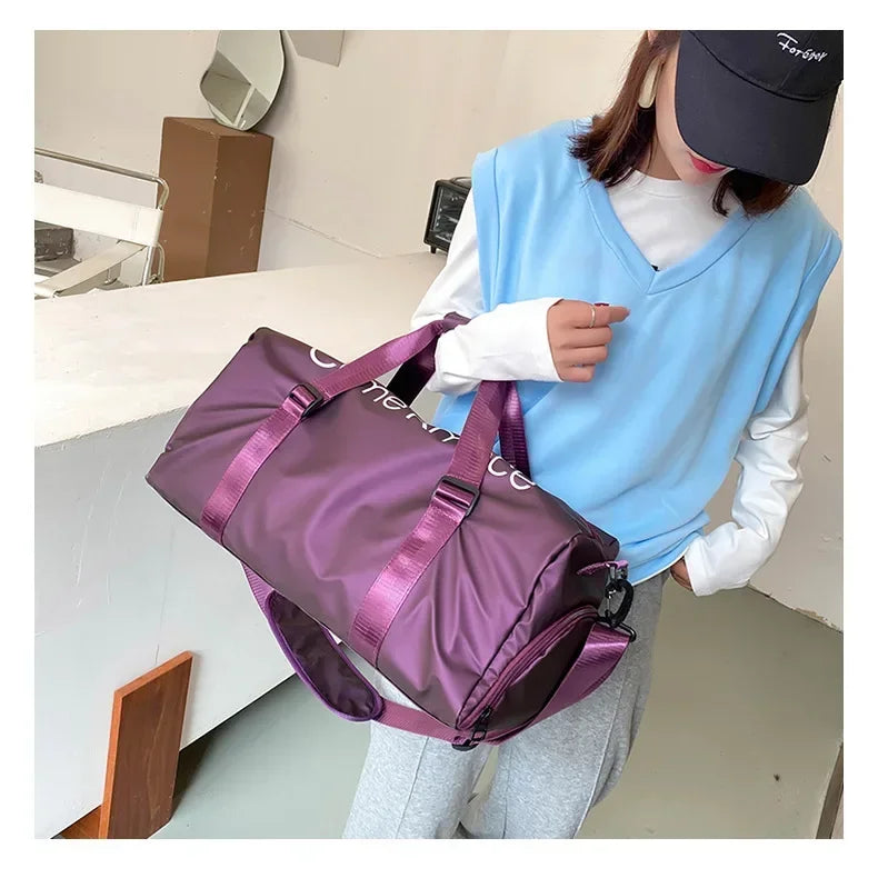 Gym Bag Waterproof Sports Fitness Bag Men Women Travel Duffels Bags Outdoor Yoga Sports Portable Bags Large Capacity Backpack