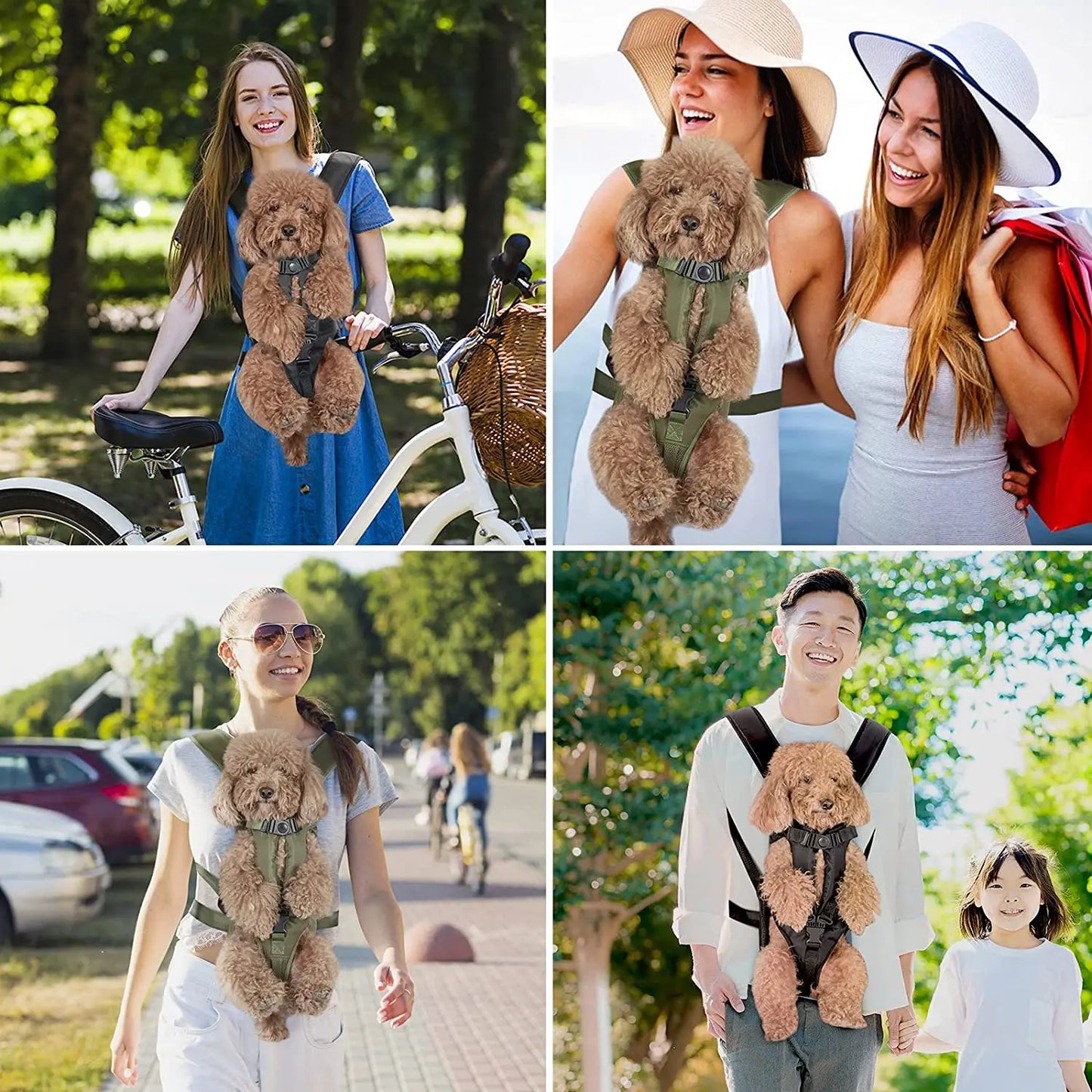 Pet Dog Carrier Bag Breathable Backpack For Dogs Cats Out Double Shoulder Portable Travel Backpack Outdoor Dog Cat Carrier Bag