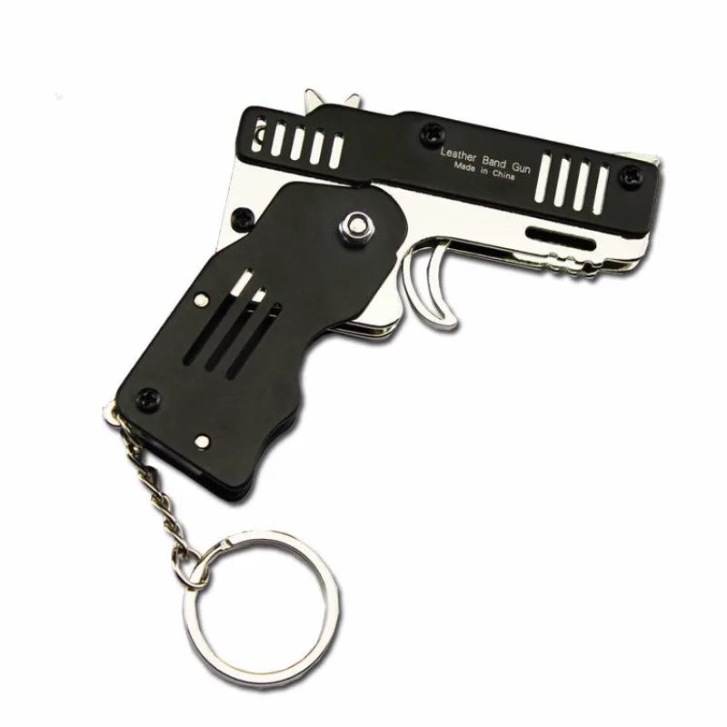 Quality Metal Model  Man Keychain Toy Gun Man Gifts Miniature Alloy Pistol Collection Toy Gift Pendant