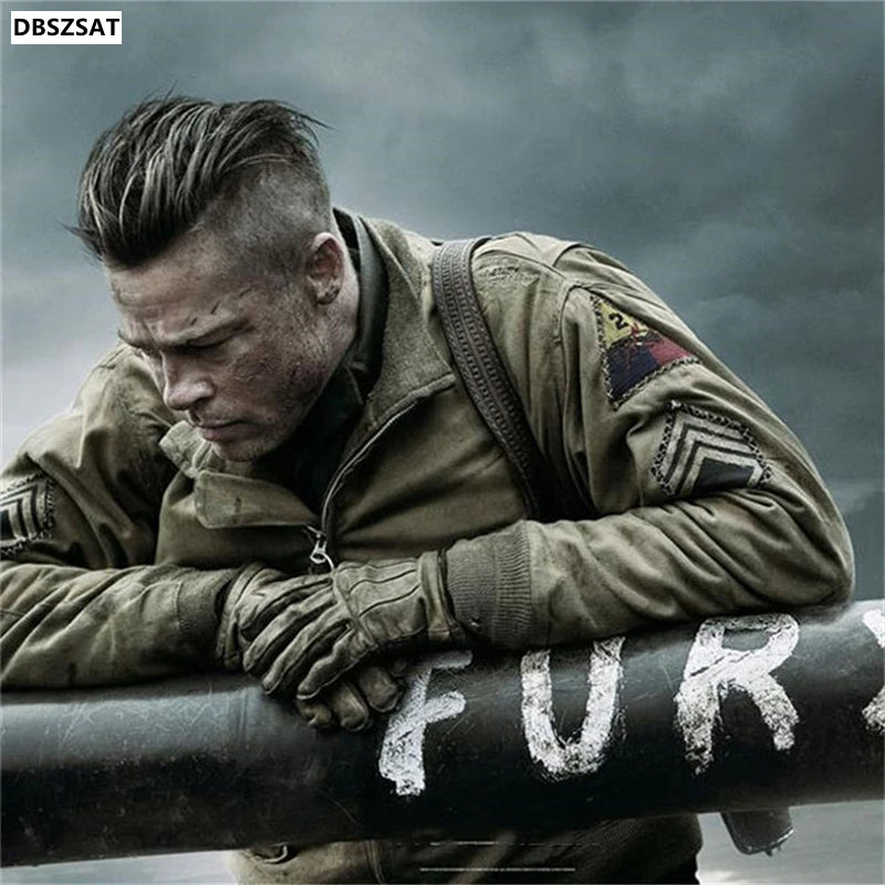 FURY Military Jacket Stand Collar Men's Bomber Jacket Cotton Embroidery Tactics Coat Men Windbreaker Chaqueta Hombre