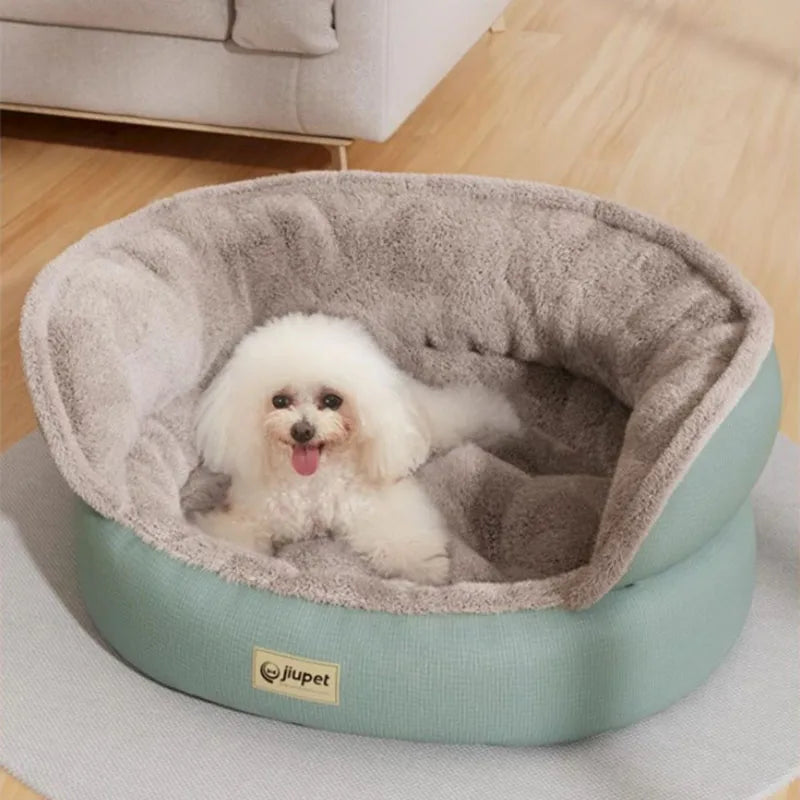 Pet Dog Bed Comfortable Donut Cuddler Round Dog Kennel Soft Washable Dog Cushion Bed Winter Warm Caseta Perro Home Furniture