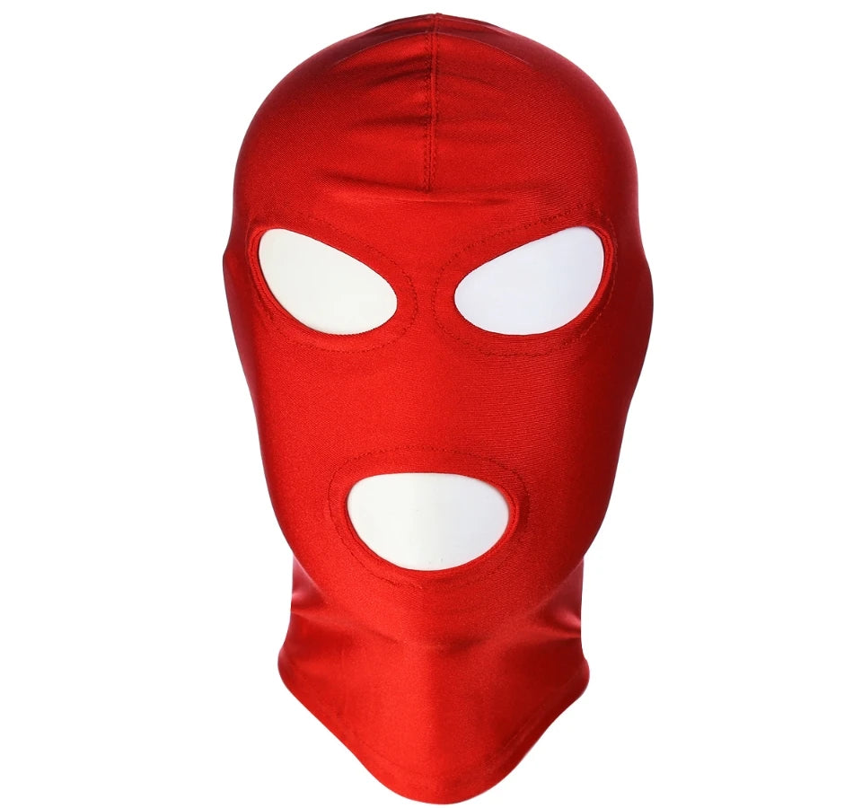 Standard Seamless Unisex Elastic Balaclava Cap Fetish Mouth Eyes Hoods For Halloween Cosplay Party Hat Tactical Face Mask Games