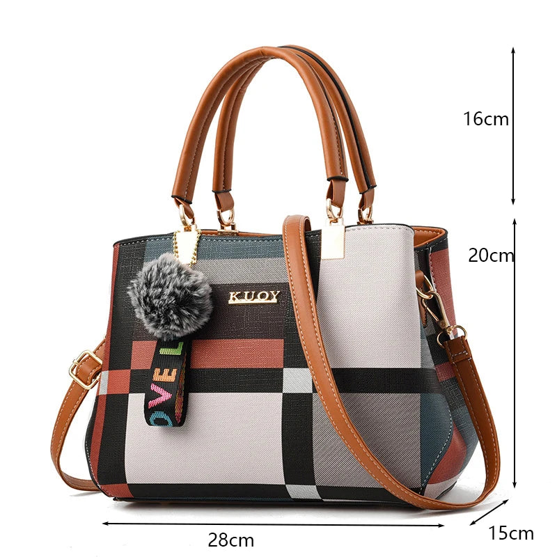 PU Leather Casual Crossbody Bags for Women Ladies Luxury Designer Tote Handbag Female Large Capacity Travel Shoulder Bag Sac