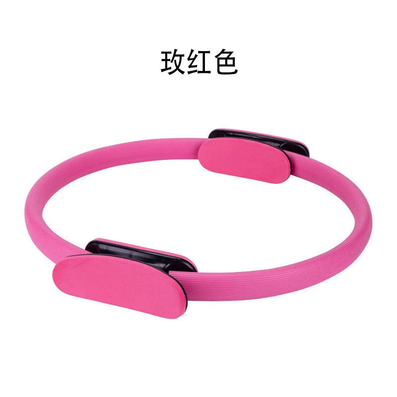 Yoga Fitness Ring Circle Pilates Women Girl Exercise Home Resistance Elasticity Yoga Ring Circle Gym Workout Pilates Accessories