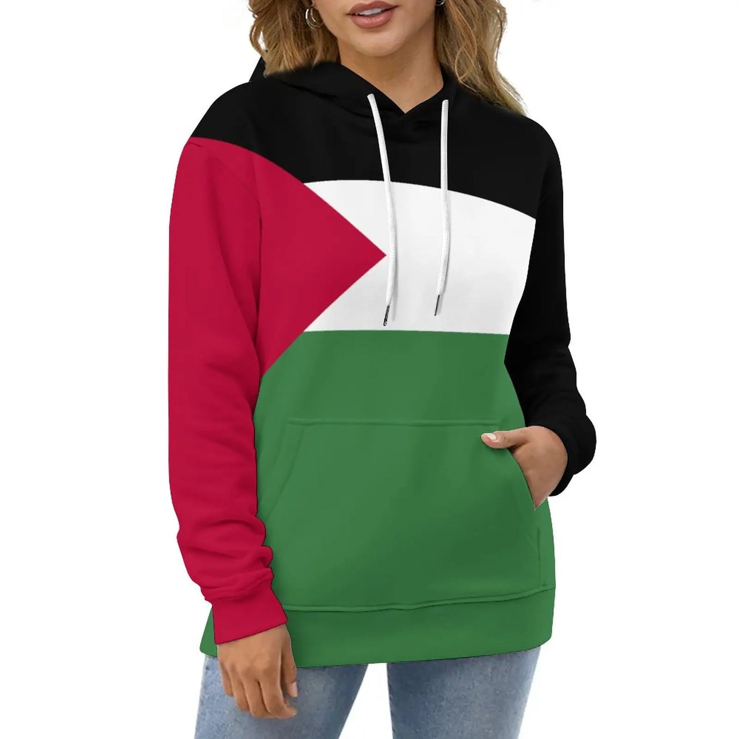 2024 New Palestine Flag 3D Hoodie Polyester Men Women Harajuku Sweatshirt Unisex Casual Pullover Hoodies