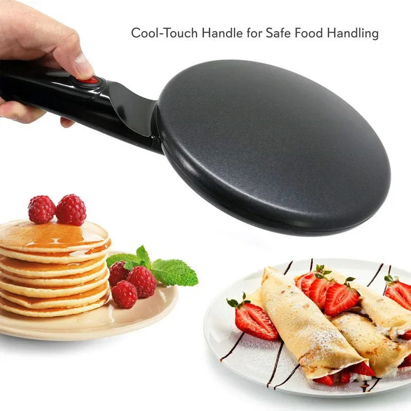 Automatic Pancake Making Machine Instant Heating DIY Snack Burrito Baking Pan Crepe Maker Spring Roll Flapjacks Lasagna Skille