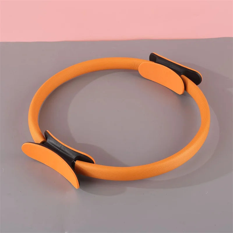 Yoga Fitness Ring Circle Pilates Women Girl Exercise Home Resistance Elasticity Yoga Ring Circle Gym Workout Pilates Accessories