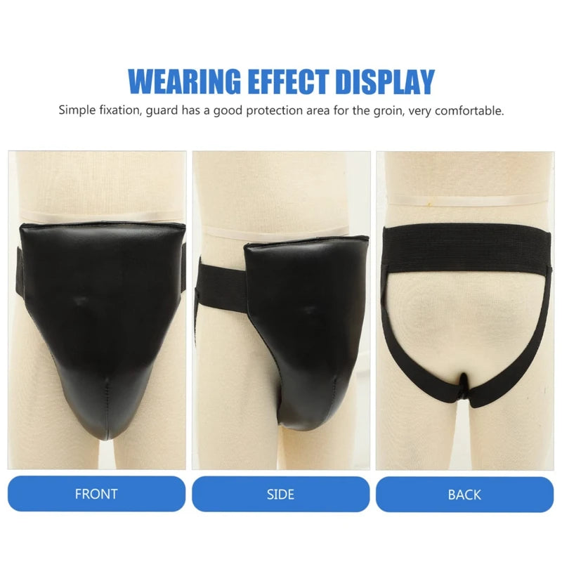 Men and Women Sponge Groin Guard Jockstrap Crotch Protector for Exercise Training Durable Taekwondo Groin Guard Abdominal Guard