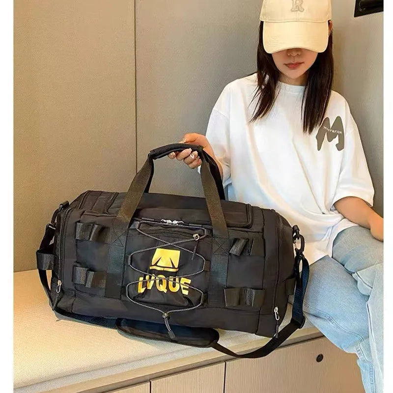 Travel Duffle Backpack Women Large Capacity Tote Gym Fitness Luggage Handbag Training Trekking Shoulder Sports Bag For Men