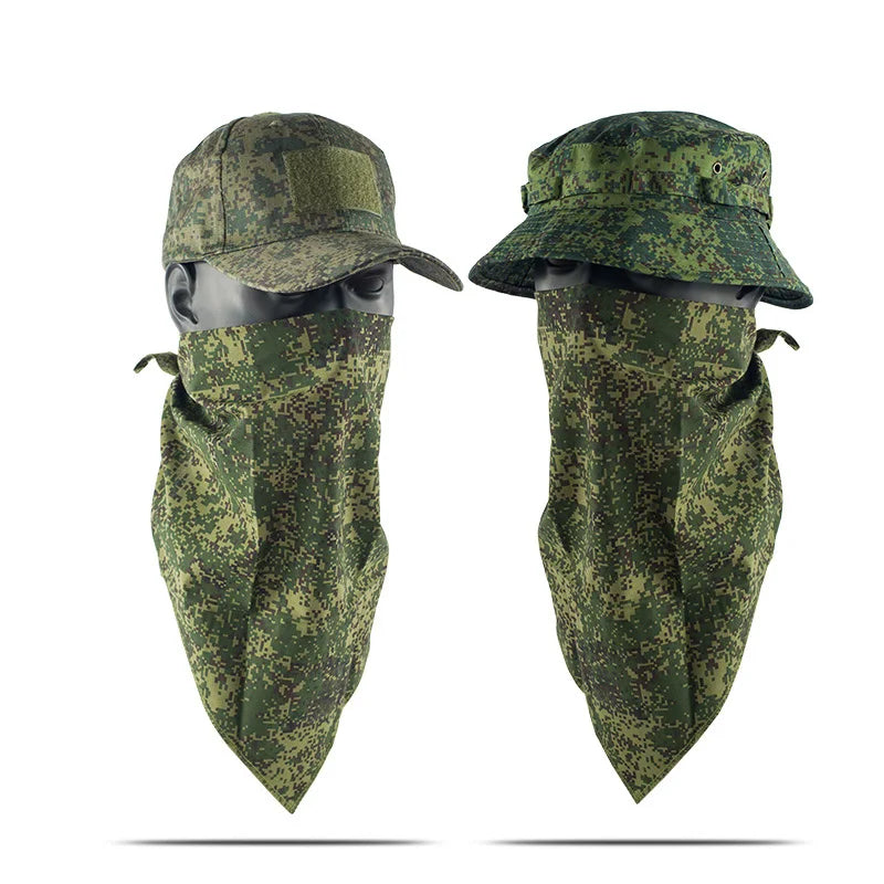 Taktische Camouflage Maske Hut Baseball Kappe Beanies Military Skullies Unisex Hip Hop Strickmütze Elastische Outdoor Kappe