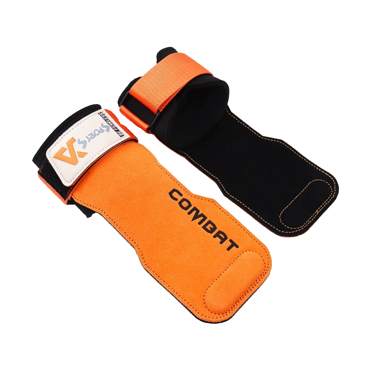 1Pair Pads Professional Cowhide Gym Gloves Grips Anti-Skid Weight Power Belt Lifting Pads Deadlift Belt Workout Palm Protection