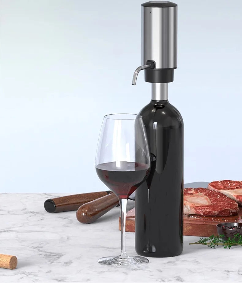 New intelligent electronic decanter for red wine electric fast wine separator European style creative pouring and sorting device