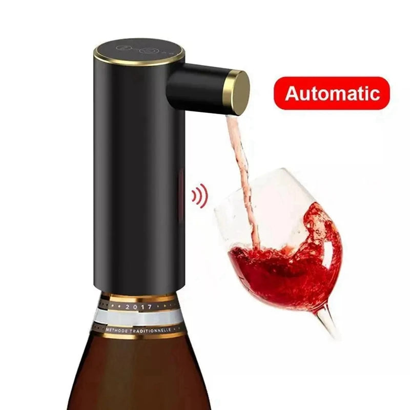 Electric Wine Aerator Dispenser Wine Decanter Wine Aerator Dispenser Quick Sobering Decanter USB Charging 1 PCS