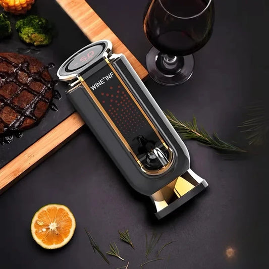 Electric Wine Aerator, Luxury EuropeanStyle Wine Decanter Set for Home Use, Automatic Wine Dispenser, Elegant Pouring Device