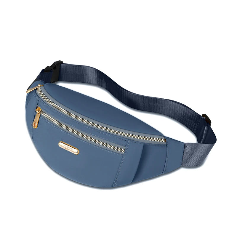 Waist Bag Women Men Waterproof Pocket Fashion Casual Chest Handbag Unisex Sports Travel Purse Plaid Waist Pack Belly Bags Case