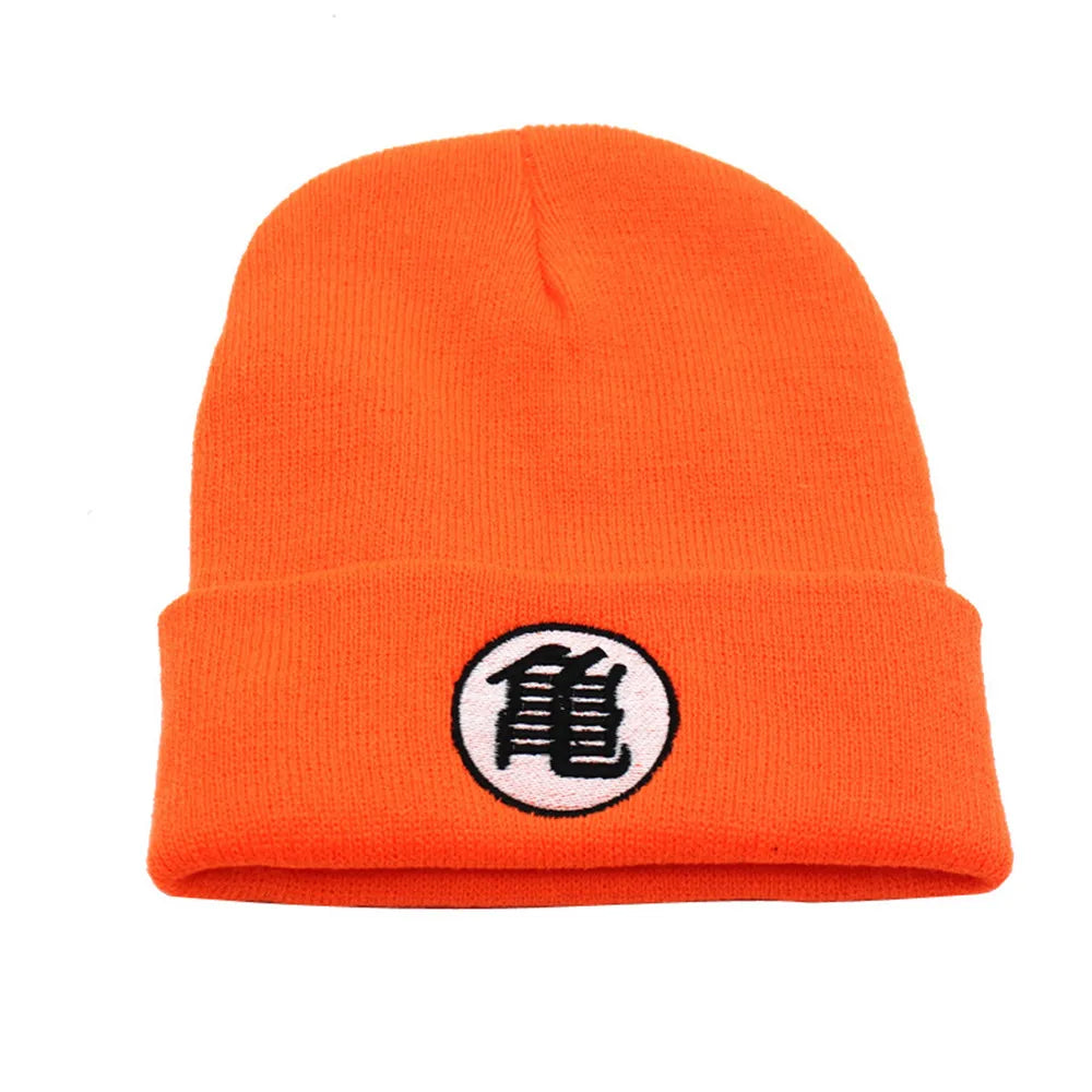 Dragon Ball Z Beanie-Mütze Son Goku Master Roshi Damen Herren Gestrickte warme Wintermützen Hip-Hop Casual Cuffed Bonnet Cosplay-Mütze