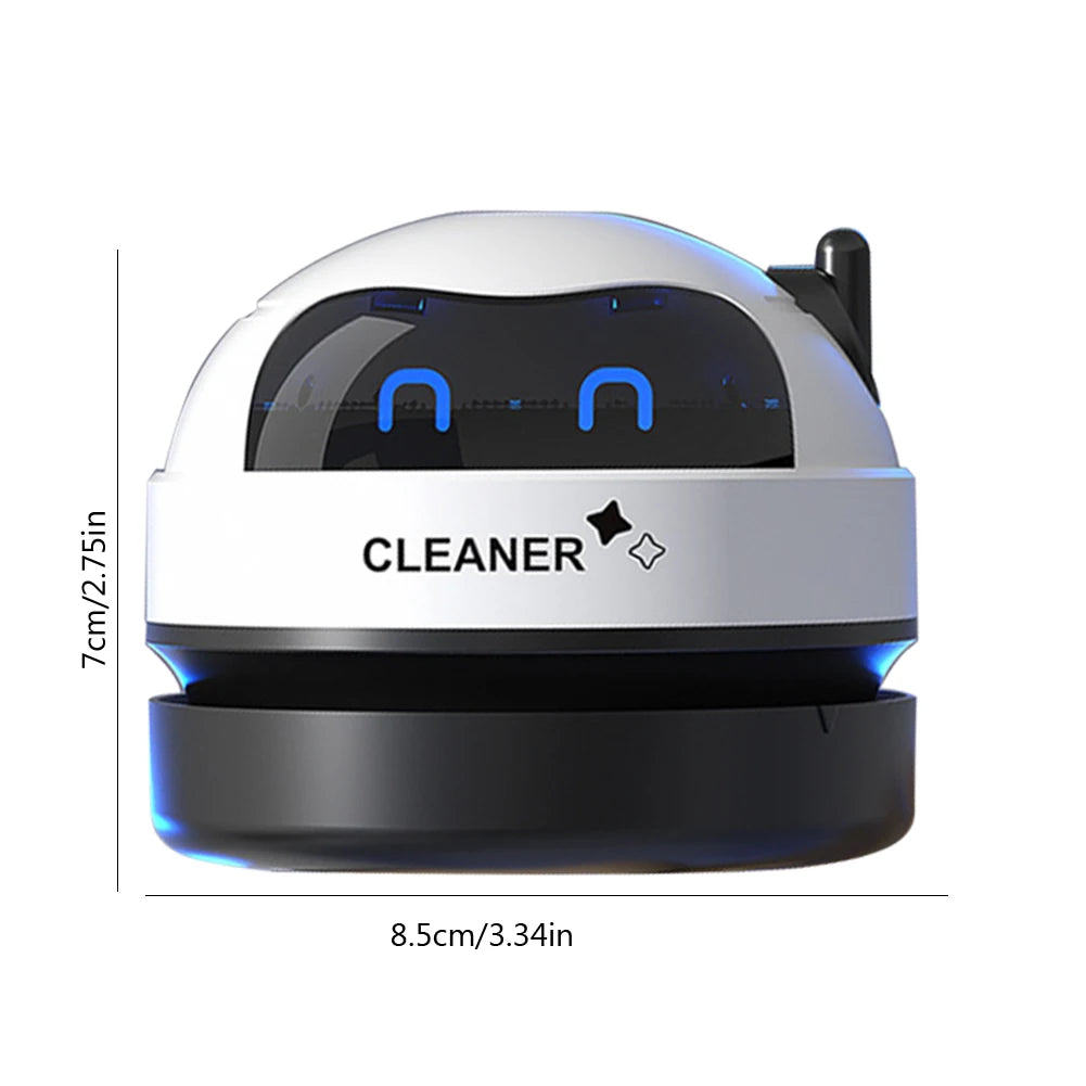 Mini Vacuum Cleaner Portable Desk Table Dust Removal Cleaning Brush USB Rechargeable Wireless Car Vacuum Cleaner for Home Office