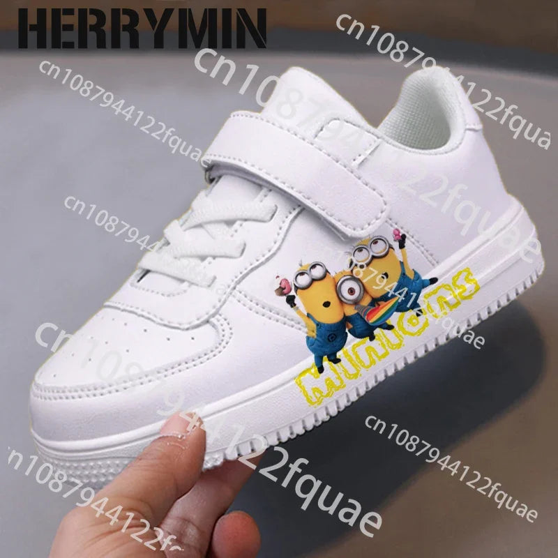 Minions shoes for kids children's Casual basketball Sneakers shoes for 8 and 9 year old girls boys Running Shoes Gift