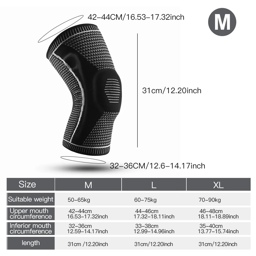 1 PCS Patellar Medial Support For Stable Meniscus Silicone Compression Protection For Sports Knee Pads Basketball Running