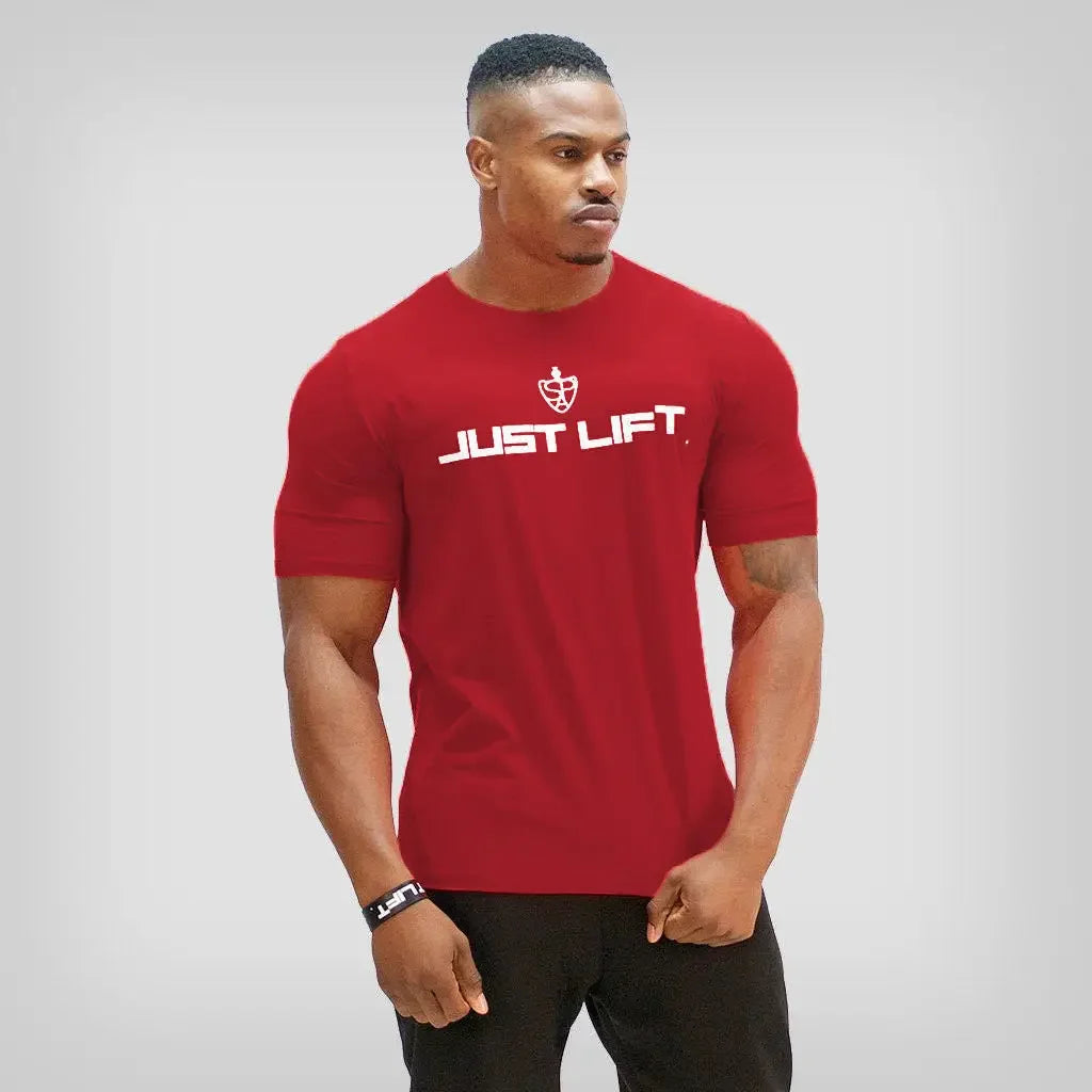 Cotton Men's Sports T-shirt Short Sleeved Running Shirt Training Fitness Round Neck Casual Designer Style High-quality