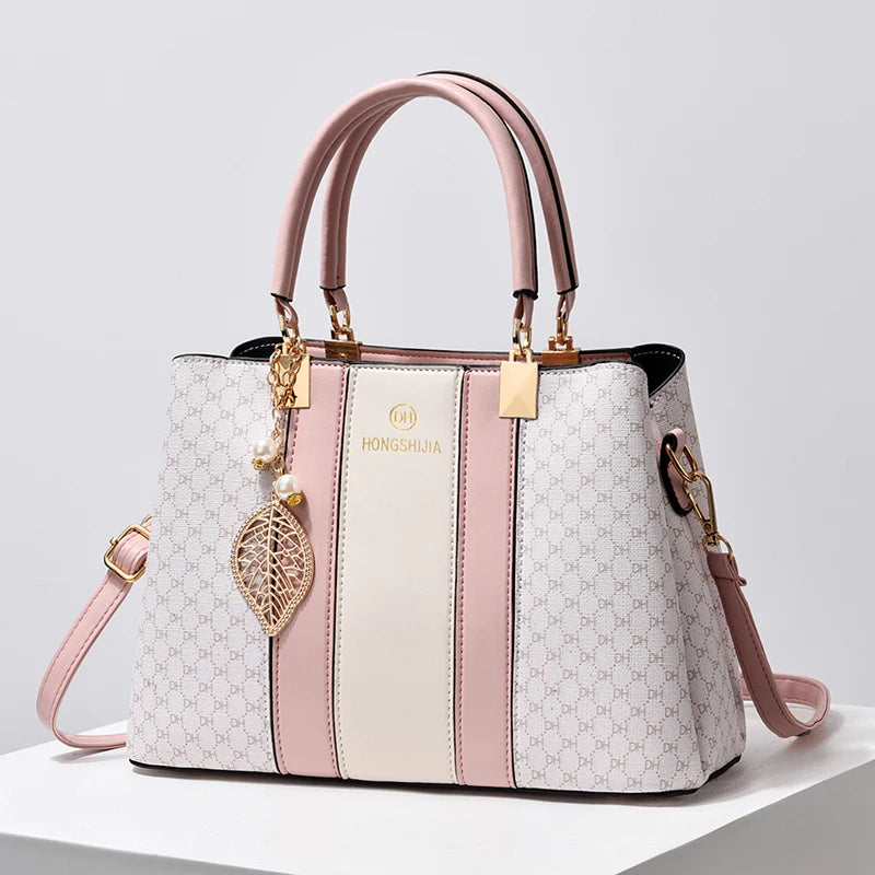 Elegant Women's Handbags High Quality Leather Totes Bag Female Top-Handle Sac Big Capacity Crossbody Shoulder Bag Hand Bag Bolsa