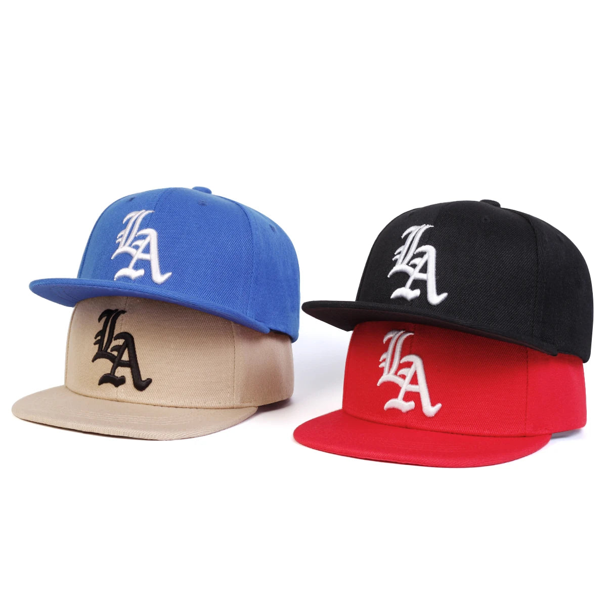 Children Gothic Letter LA Embroidery Baseball Caps Hip-hop Hats Spring and Summer Outdoor Adjustable Casual Hats Boy Girl Trave