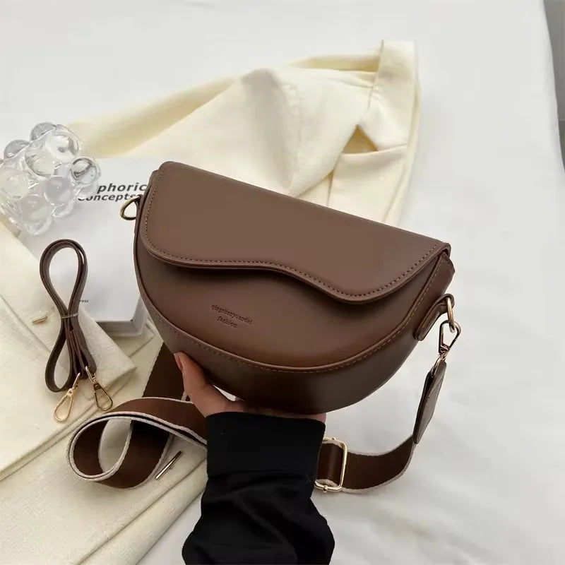 Casual Women Handbag Soft Leather Shoulder Crossbody Bags for Women 2024 New Fashion Print Ladies Messenger Tote Bag Sac A Main