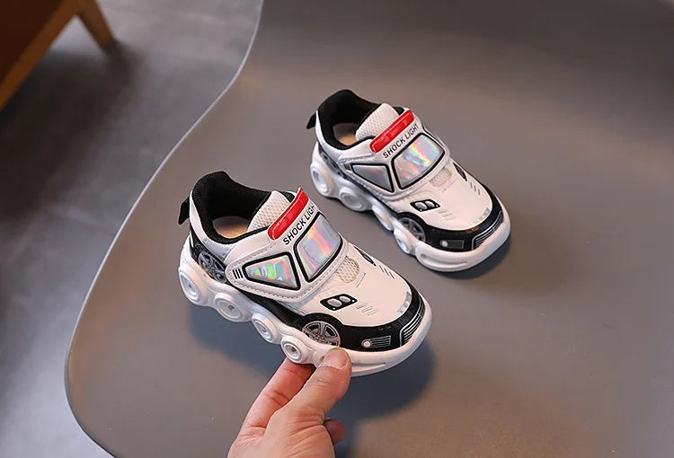 Rutschfeste Kinder-Sneakers Jungen Rutschfeste Freizeitschuhe Mädchen Weiche Sohle Flats Atmungsaktive Wanderschuhe Kleinkinder Kinderschuhe