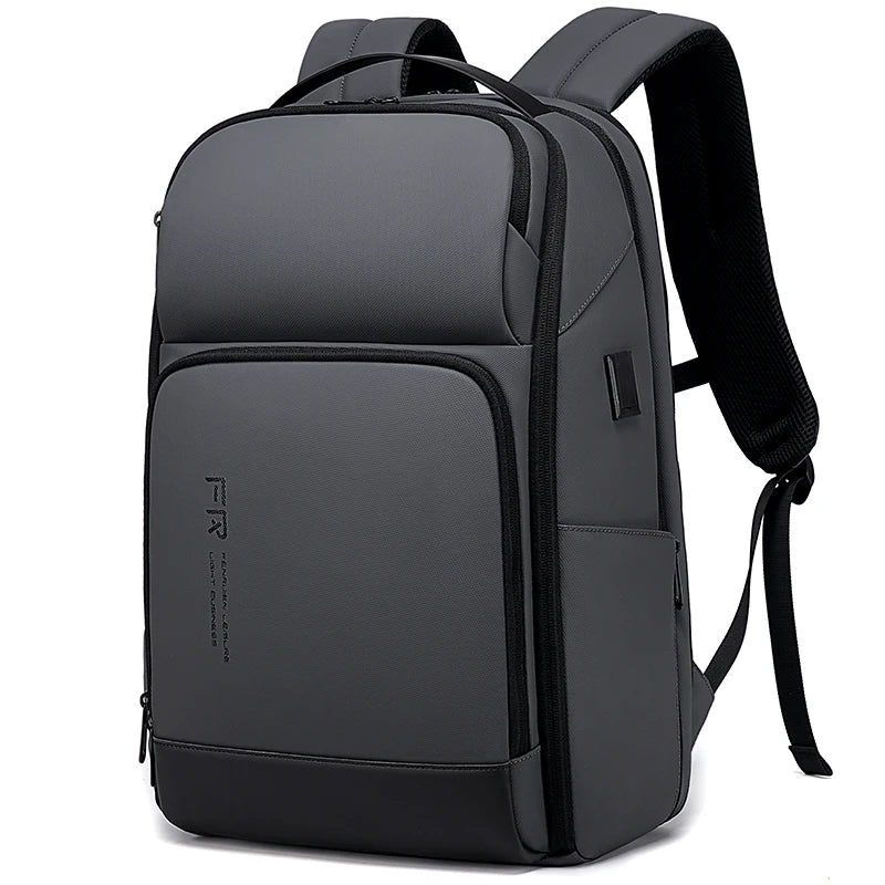 Fenruien Business Waterproof Backpacks USB Charging Men Backpack Fit 15.6 Inch Laptop Travel 35L Large Capacity Backpack