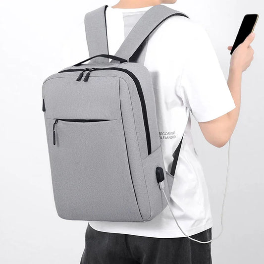 Business Backpack for Men Women Multifunctional Waterproof Laptop Bags with USB Charging Nylon Casual Rucksack School Bag