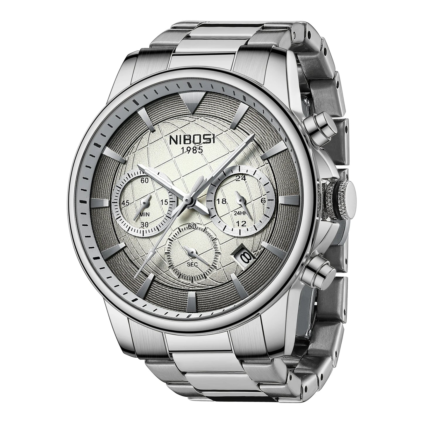 NIBOSI Quartz Watch Men Watches Top Brand Luxury Sports Famous Wristwatch Chronograph Male Clock Wristwatch Relogio Masculino