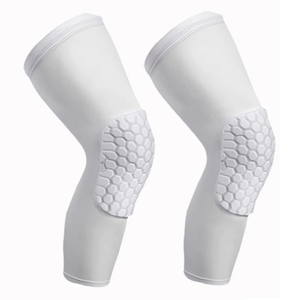 1Pc Honeycomb Basketball Sport Kneepad Men Knee Pad Football Compression Leg Sleeves Volleyball Knee Protector Brace Support