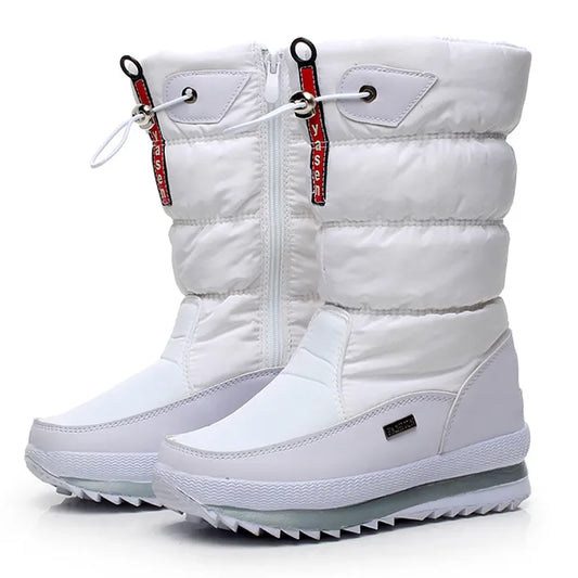 Women Snow Boots Platform Winter Boots Thick Plush Waterproof Non-slip Boots Fashion Women Winter Shoes Warm Fur Botas mujer