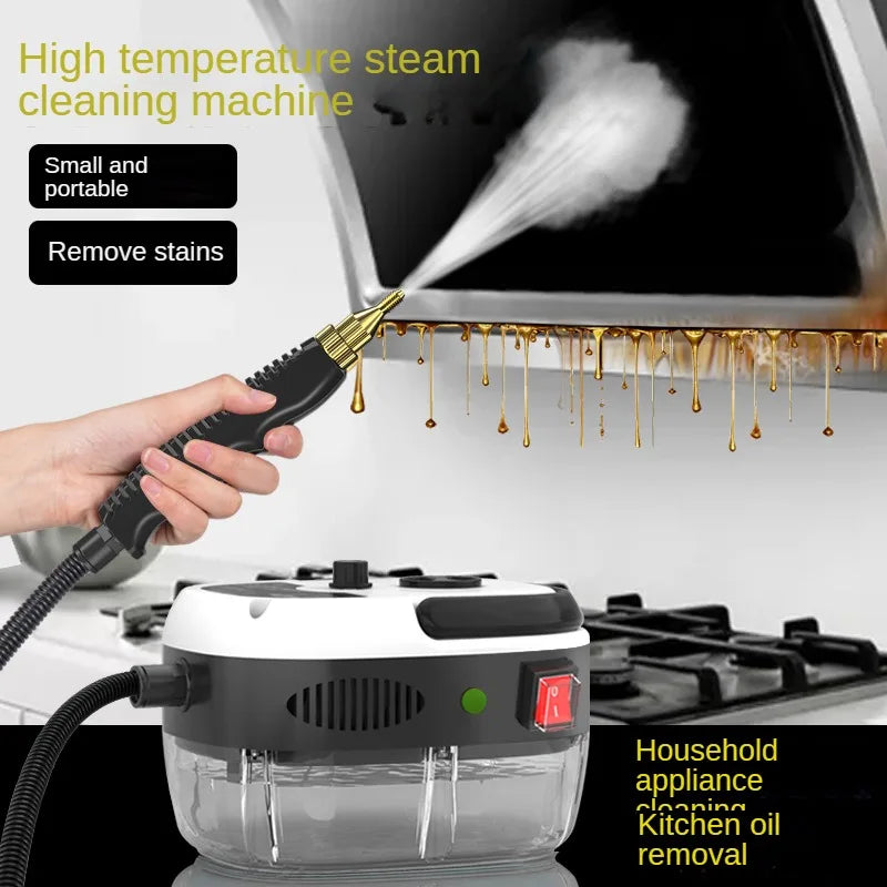 2500W Steam Cleaner High Temperature Household Sterilization Air Conditioner Kitchen Hood Car Steam Cleaner US Plug/ EU Plug