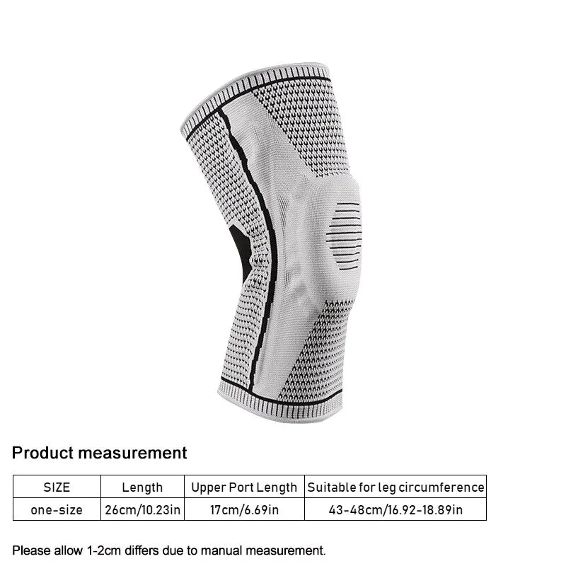 Double Compression Knee Sleeve Support for Knee Pain Sports Running Gym Joint Pain Relief Meniscus Tear Injury Recovery