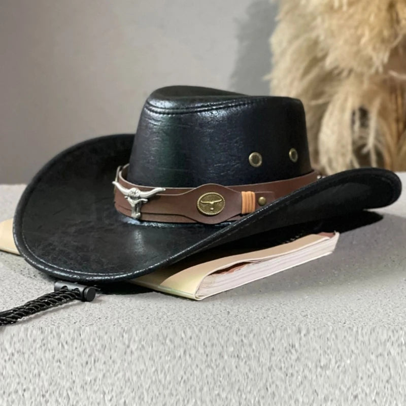 Western Cowboy Hut Niet Jazzs Mädchen Kostüm Cosplay Kappe Ornament Haushaltswaren für weibliche Teenager