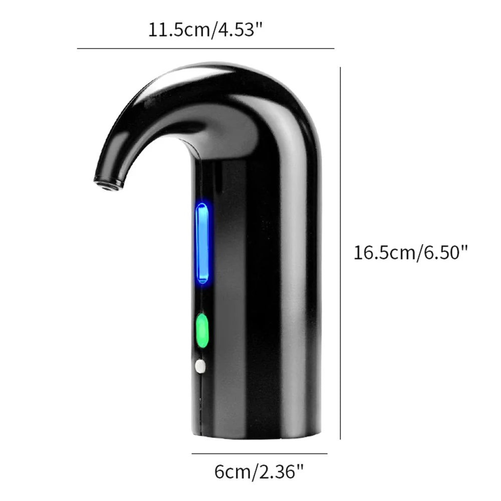 USB Rechargeable Electric Wine Pourer Wine Aerator Portable Pourer Instant Wine Decanter Dispenser Pump One-Touch Automatic