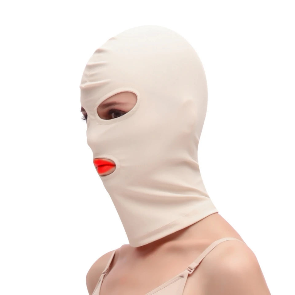 Standard Seamless Unisex Elastic Balaclava Cap Fetish Mouth Eyes Hoods For Halloween Cosplay Party Hat Tactical Face Mask Games