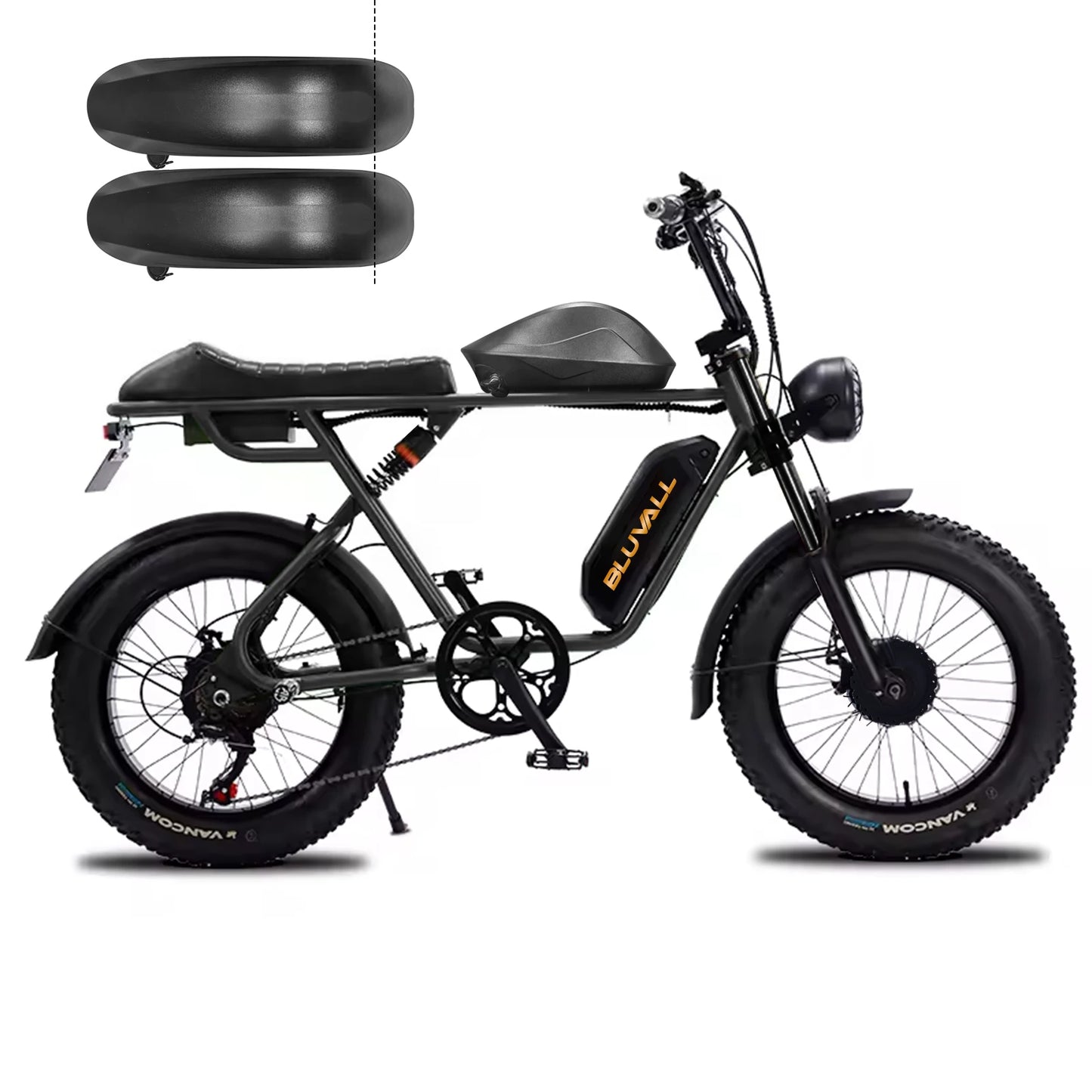 20 Inch 2000w E-bike Fat Bike Ebike K10 Fat Tyre E Bike Fatbike Electric Beach Bike 52v Fat Tire Wheel Bicycle Electric For Men