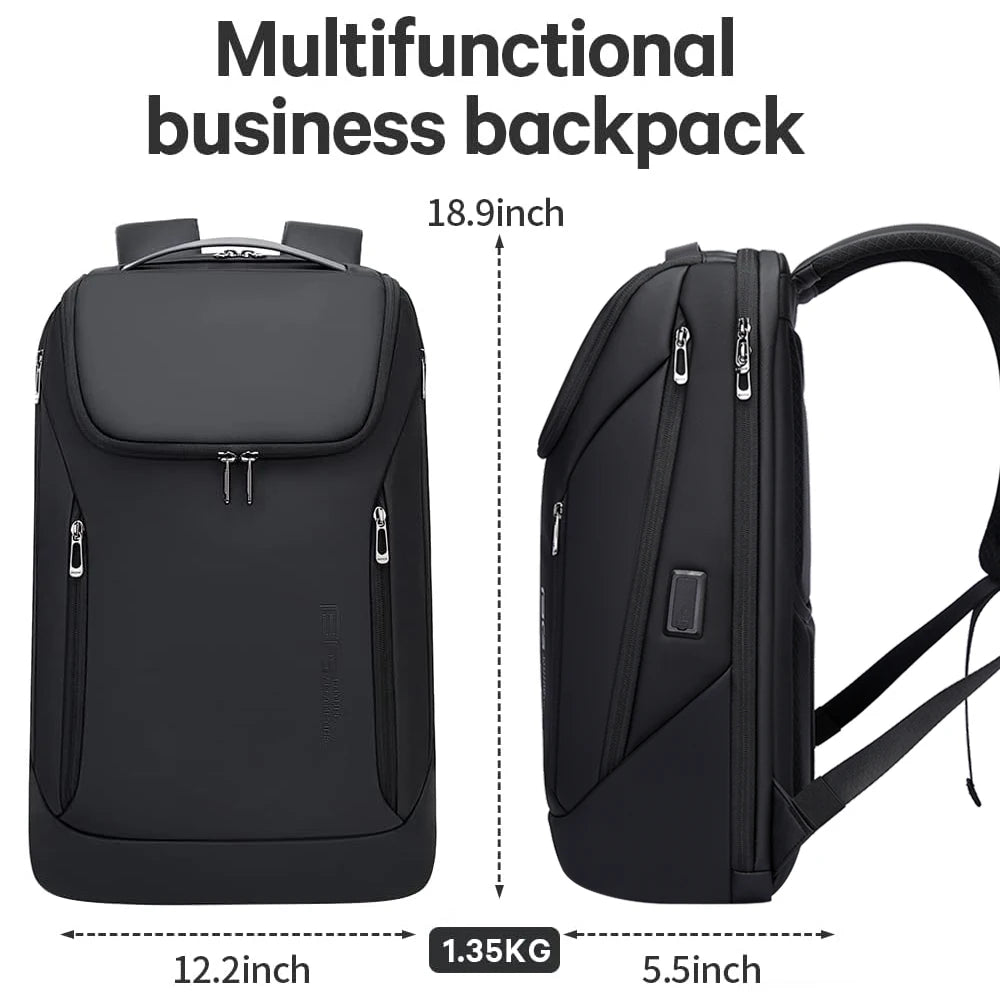 BANGE Business Backpacks Laptop 15.6 inch Multifunctional WaterProof Big Capacity Daily Work Male Backpack School Bag Mochila