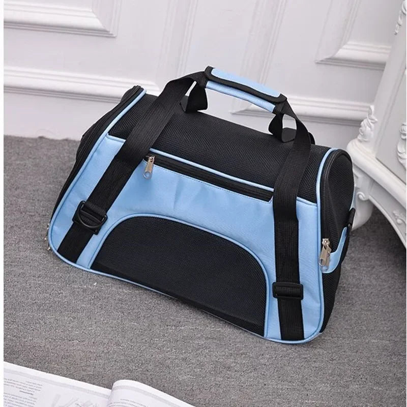 Dog Bags Portable Dog Carrier Bag Mesh Breathable Carrier Bags for Small Dogs Foldable Cats Handbag Travel Pet Bag Transport Bag