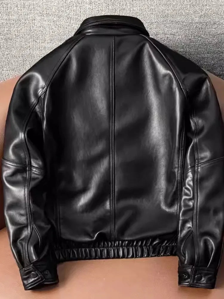 Autumn Women Sheepskin Genuine Leather Jacket Motorcycle biker Windbreaker Outwear Coat Casual Real Leather Jacket Plus Size 6XL