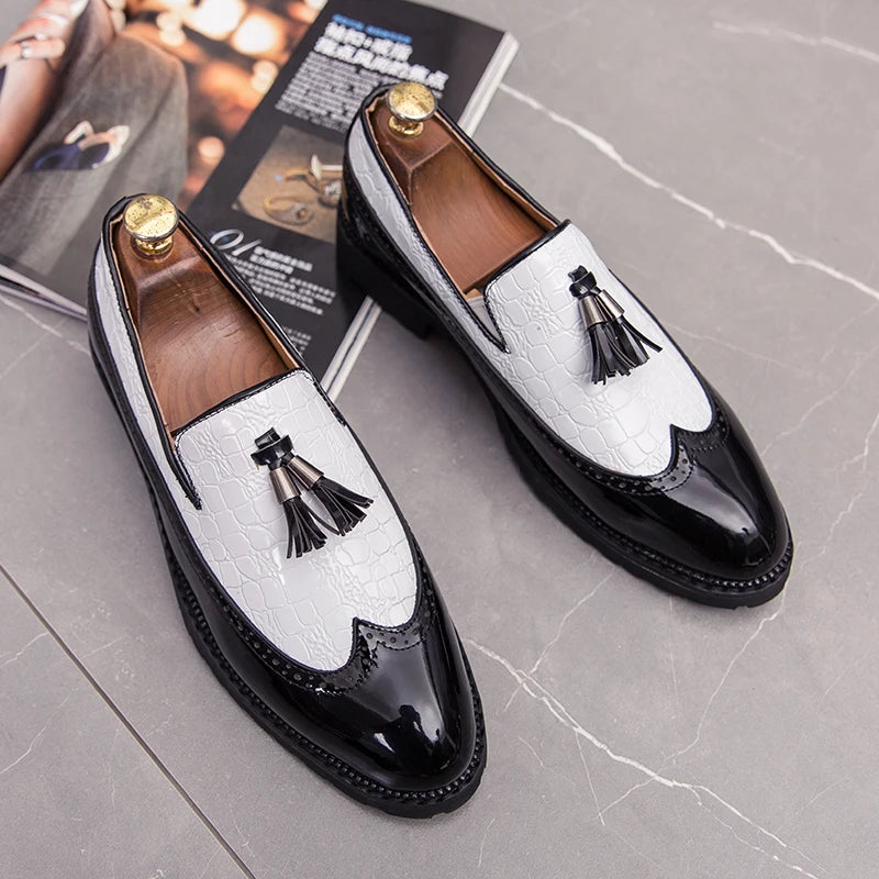 Fashion Shoe Office Shoes for Men Casual Shoes Breathable Leather Loafers Driving Moccasins Comfortable Slip on 2022 Three Color