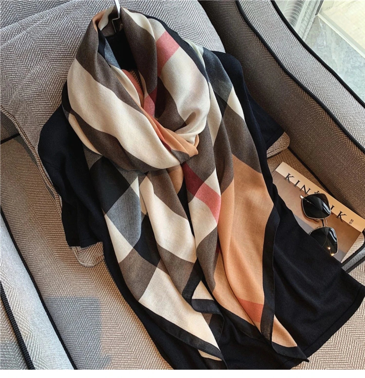 Scarf Women Luxury Brand Winter Cotton Hijab Head Scarves Bandana Female Foulard Pashmina Cheveux Bufanda Shawls and Wraps