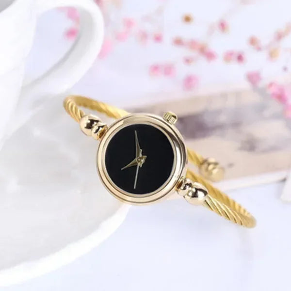 Automatic Watch Women Small Gold Bangle Bracelet Luxury Watches Stainless Steel Ladies Quartz Wrist Watch Brand Casual Women