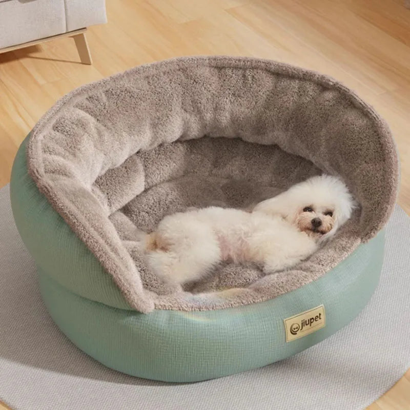 Pet Dog Bed Comfortable Donut Cuddler Round Dog Kennel Soft Washable Dog Cushion Bed Winter Warm Caseta Perro Home Furniture